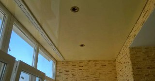 Натяжной потолок на балкон Одинцово, цена 6129 руб.
