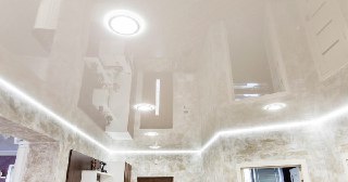 Натяжной ПВХ потолок Одинцово, цена от 2084 руб.